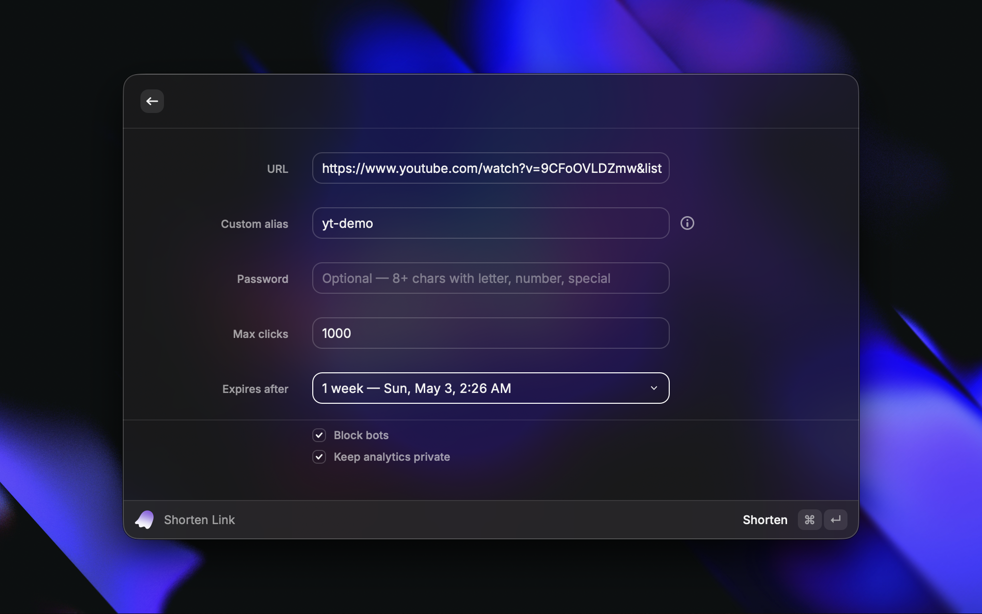 Raycast screenshot