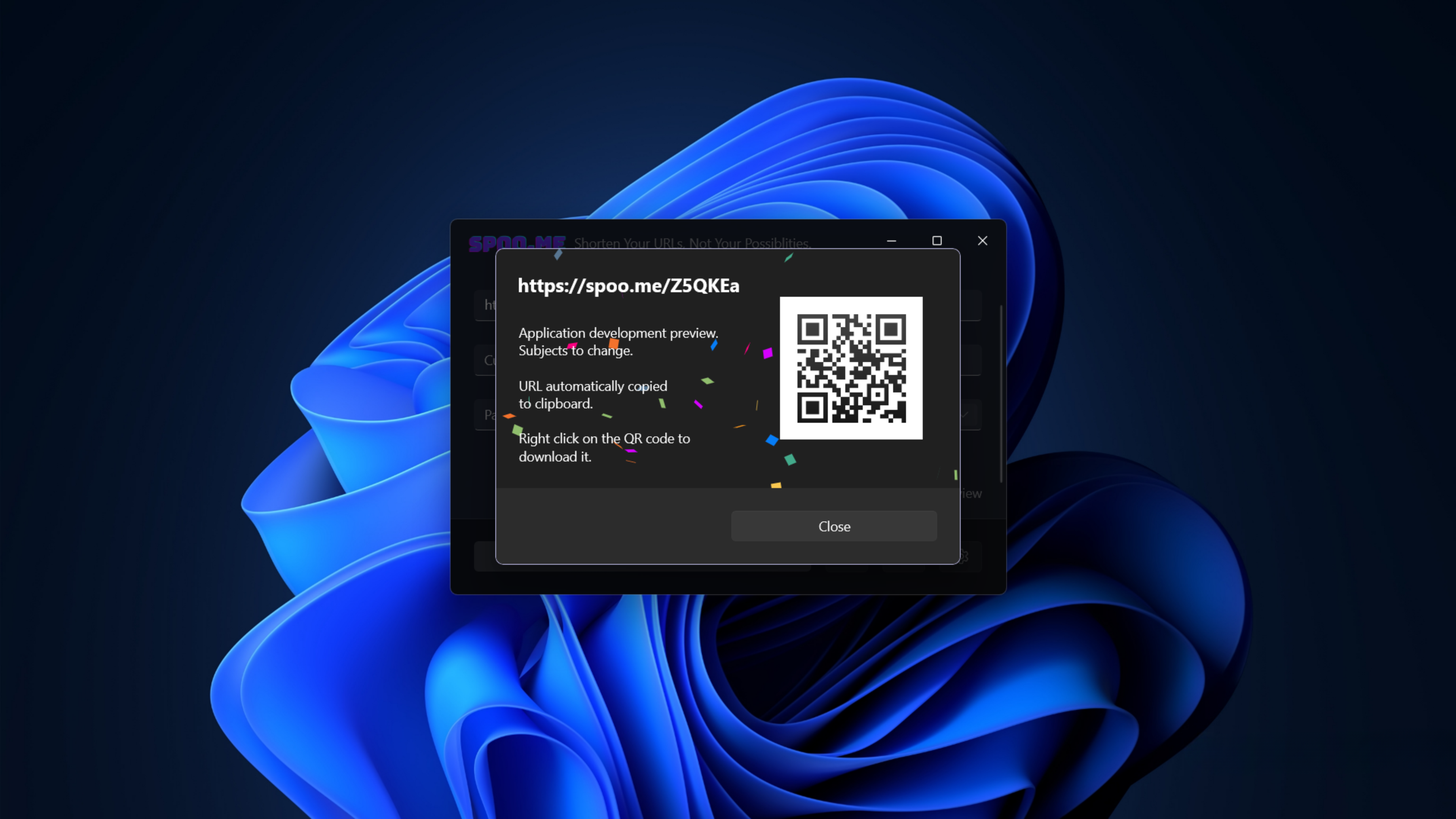 Windows App screenshot