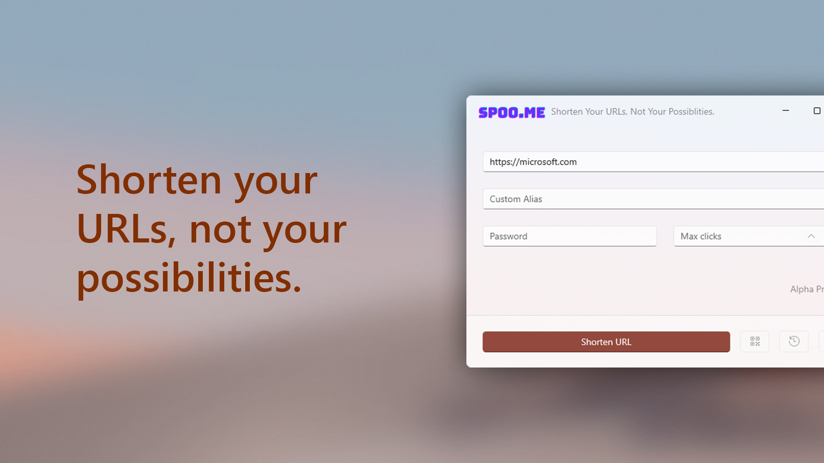 Windows App screenshot