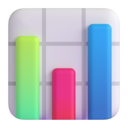 Enhanced analytics 3D icon
